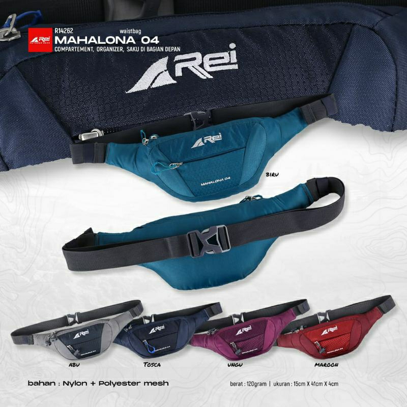 TAS SELEMPANG/PINGGANG REI MAHALONA 04 AREI OUTDOORGEAR LIMITED EDITION