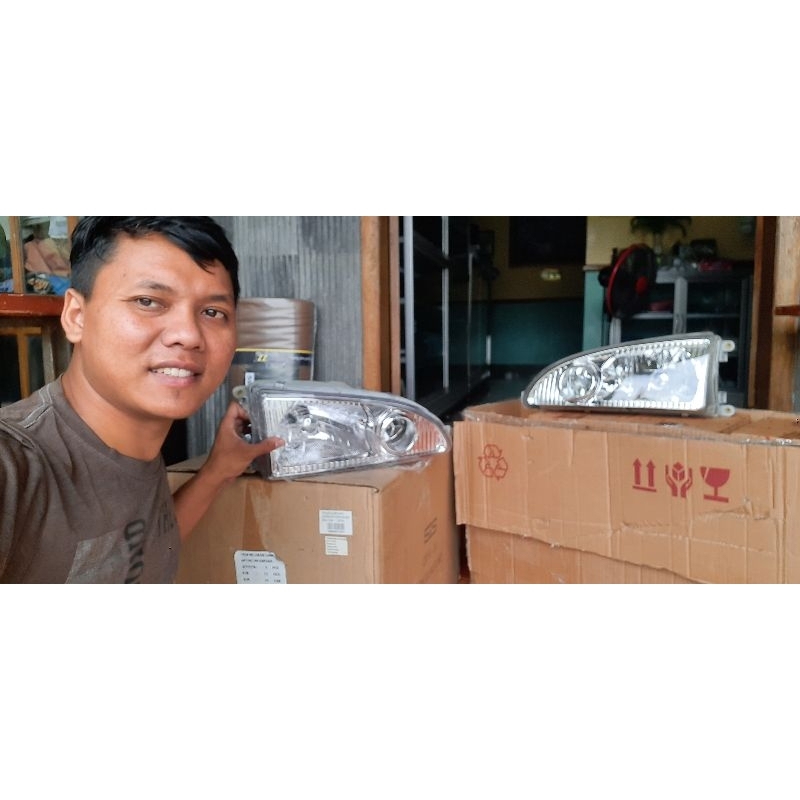 HEAD LAMP KRISTAL ESPASS TYC. ready KANAN SAJA
