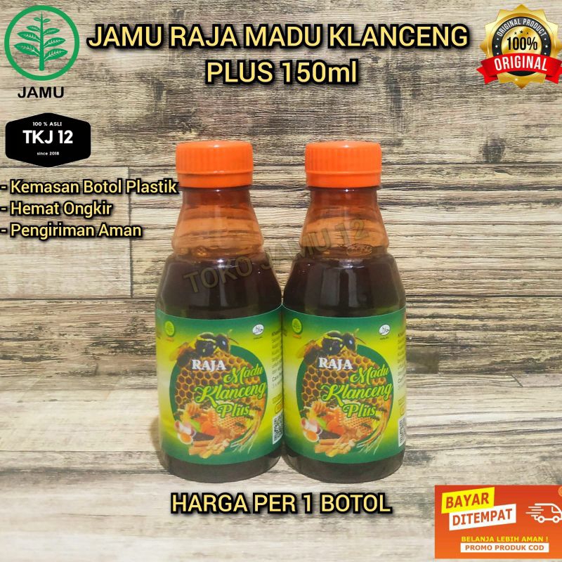 

JAMU RAJA MADU KLANCENG PLUS ASLI 150ml PEGAL LINU ASAM URAT NYERI SENDI BADAN TRADISIONAL JAWA