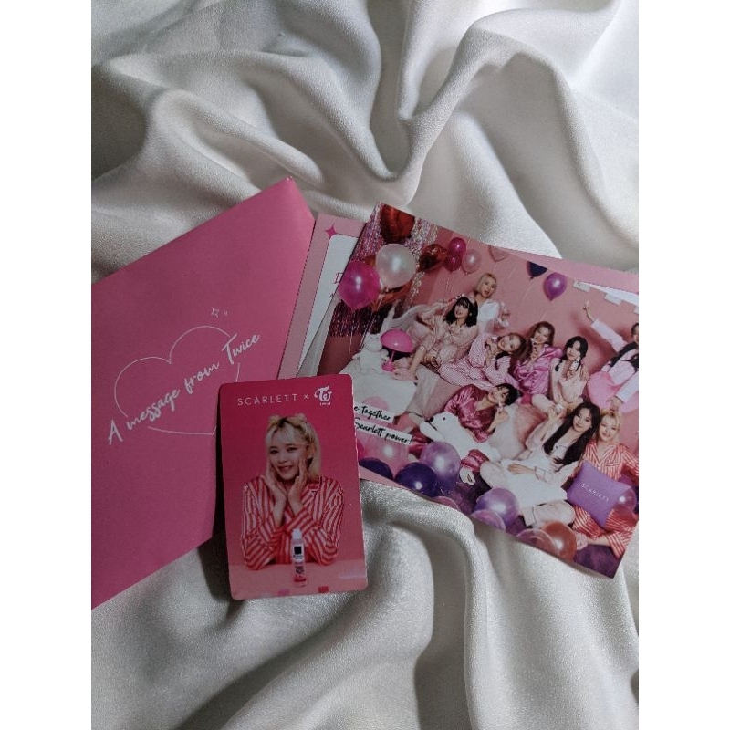 SCARLETT X TWICE JEONGYEON POSTCARD PHOTOCARD