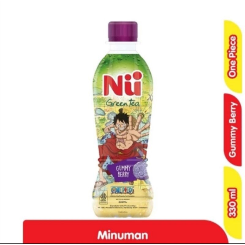 

NU green tea gummy berry one piece 330 ml
