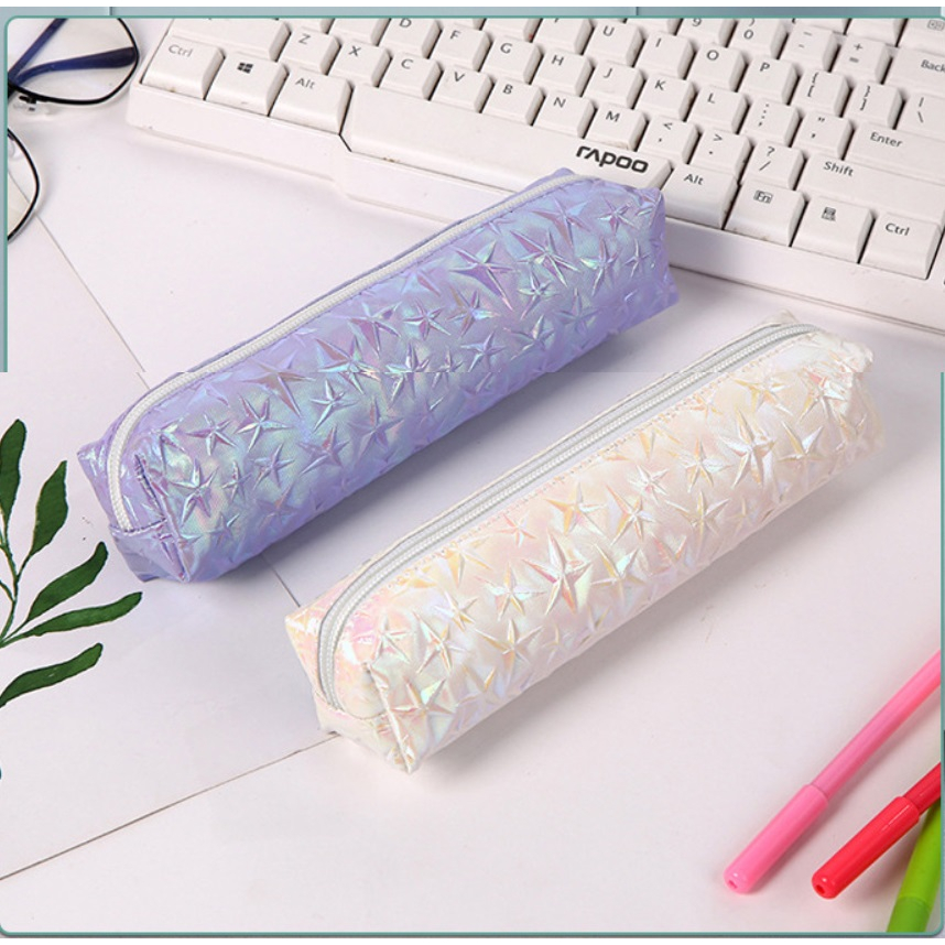 

ATM.Medan Pensil Case Bintang Hologram/Tempat Pensil