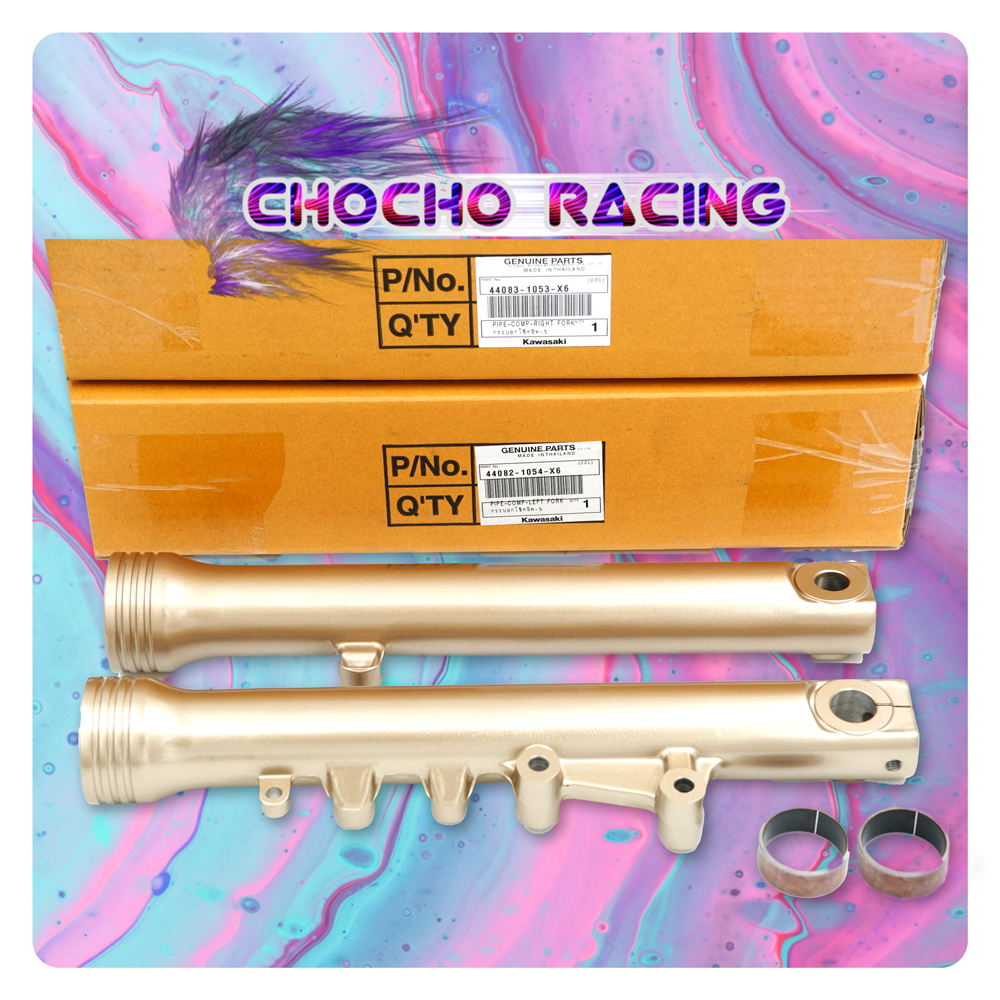 (53/54-X6) BOTTOM TABUNG BOTOM SHOCK SHOK SOK DEPAN GOLD NINJA RR OLD ZX 150 CBU ORI KAWASAKI