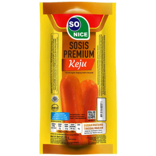 

So Nice Sosis Siap Makan Premium Keju 60 gram