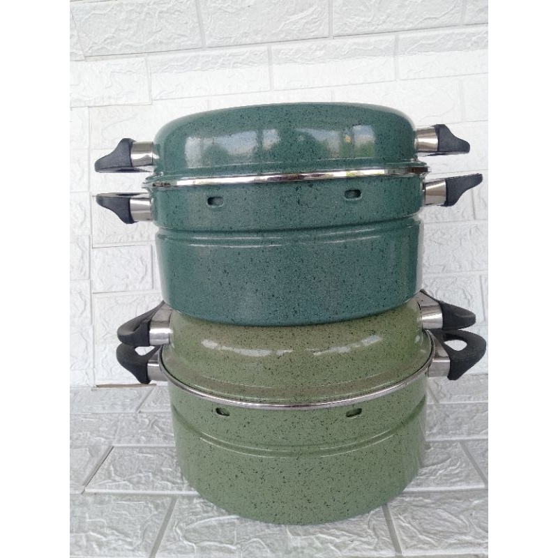 PANCI KUKUSAN atau STEAMER MURAH | BAHAN ENAMEL