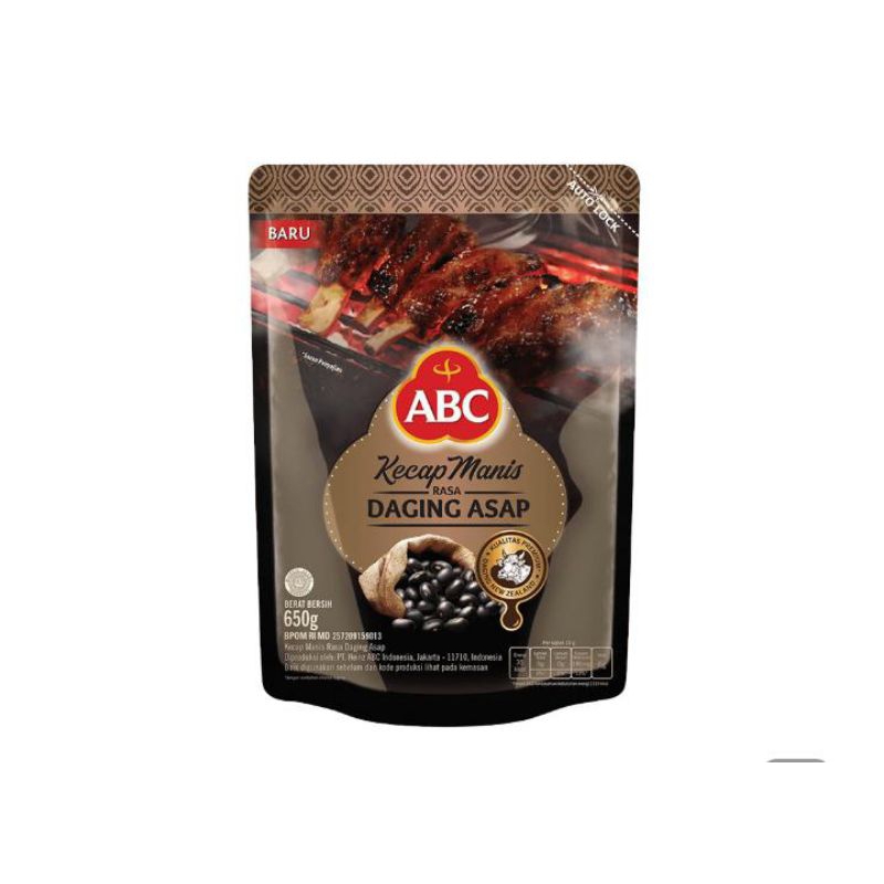 abc kecap manis rasa daging asap 650gr