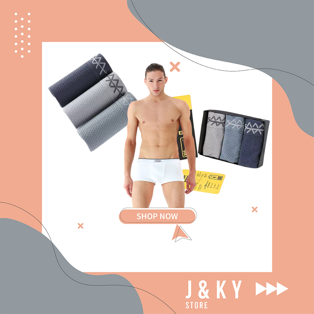 Celana Dalam Boxer 5D Magnetic Teraphy Kesehatan Vitalitas / VCUN KCIN VCUNKCIN Celana Dalam Pria - 