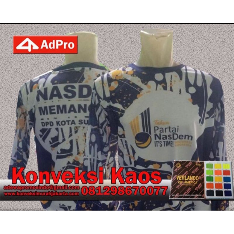 KONVEKSI KAOS PARTAI