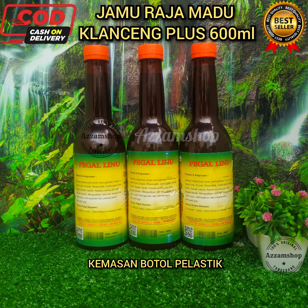 PROMO JAMU CAP RAJA MADU KLANCENG PLUS ASLI MANIS 600ML PEGAL LINU ASM URAT NYERI SENDI