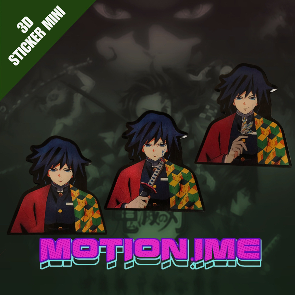 3D Sticker Mini Lenticular Demon Slayer