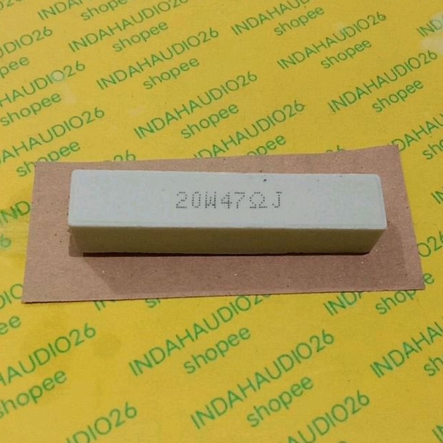 47R 20W 5% resistor 47 ohm 20 watt  kapur 20watt 20 w