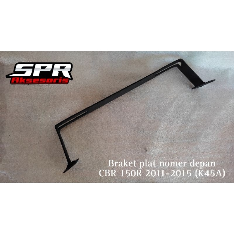 Dudukan(Braket) Plat Nomer Depan k45A CBR150(k45a) atau cbr lampu bohlam