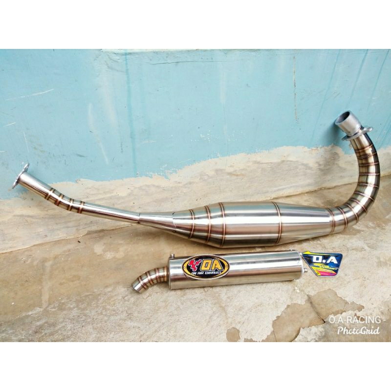 Knalpot RGR150cc Kolong Repsol Stenlis