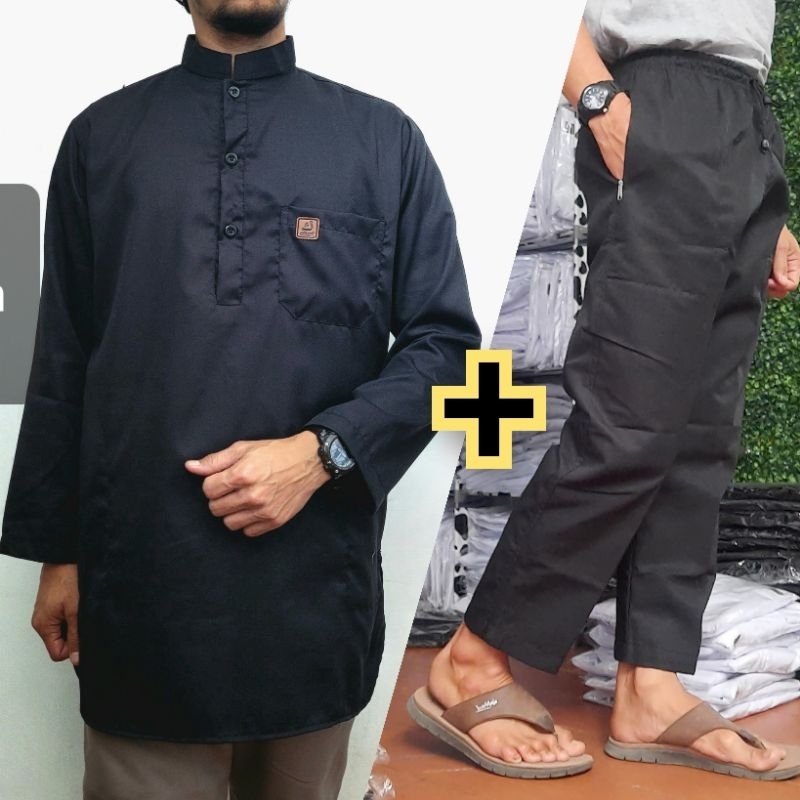 Stelan baju koko  plus celana sirwal