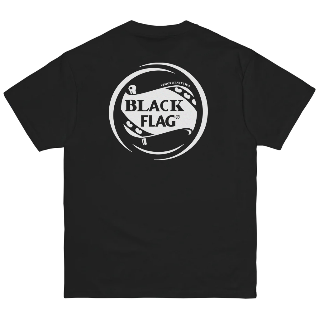 Kaos Distro Parodi Zerotwentytwo T-Shirt Black Frisian Flag Black | Baju Pria Parody Plesetan Lucu Band Musik