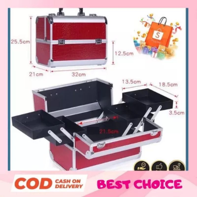 NEW Kotak kosmetik /box kosmetik /Make up Box /beauty case 32x21x26