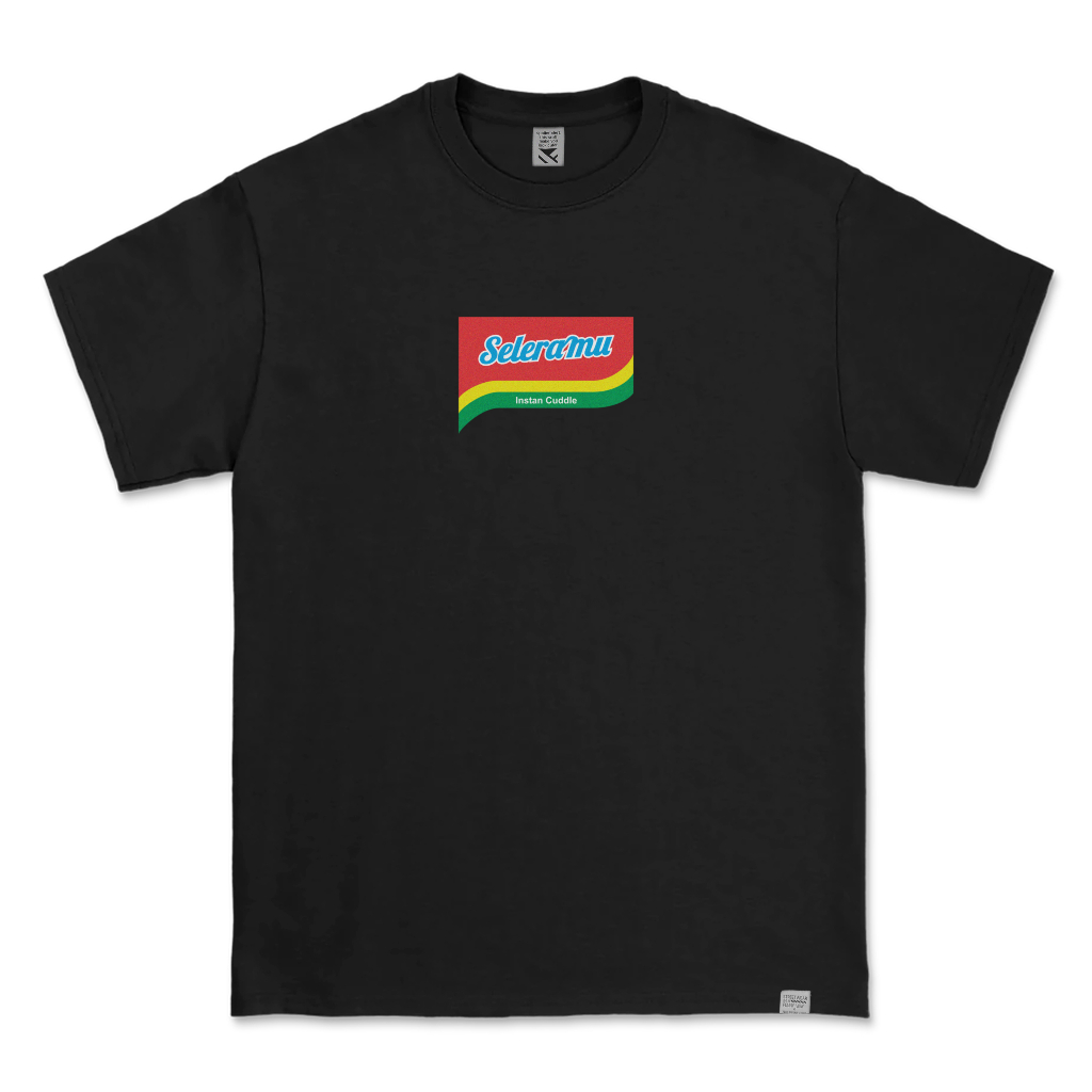 ZeroTwentyTwo T-shirt Seleramu Black | Kaos Pria Parodi Plesetan Lucu