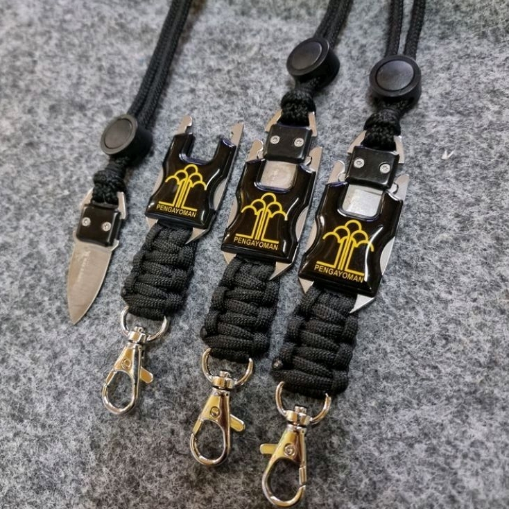 

lanyard holder id logo PENGAYOMAN