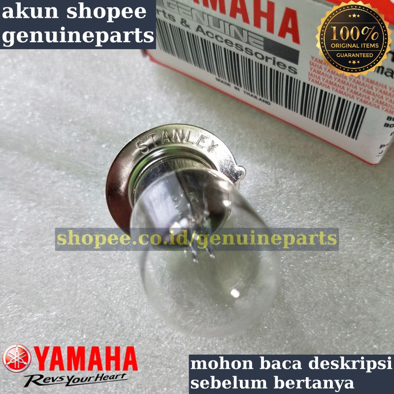 25W STANLEY BOHLAM LAMPU DEPAN JUPITER Z1 FI INJEKSI ORIGINAL YAMAHA
