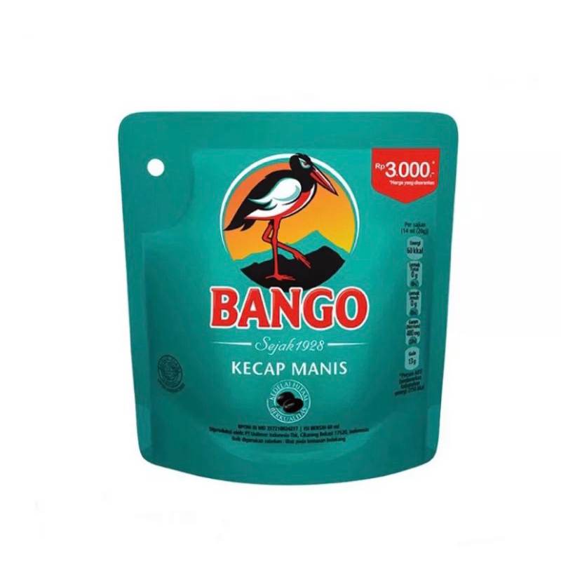 

Bango Kecap Manis [60ML/Kecap Hitam/Kedelai]