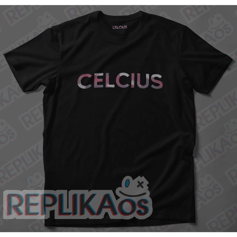 T-SHIRT KAOS CELCIUS UNISEX BEST SELLER YRFG898 - KAOS CELCIUS DISTRO PREMIUM TANGAN PENDEK PRIA DEW