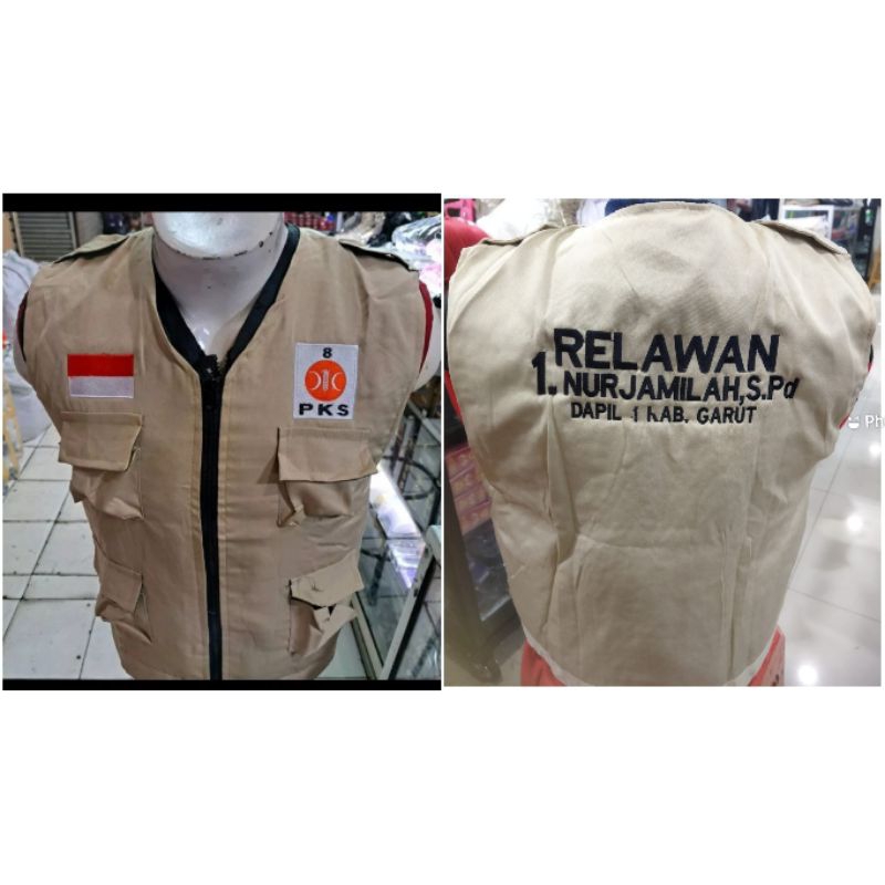 rompi pks logo baru#rompi caleg pks