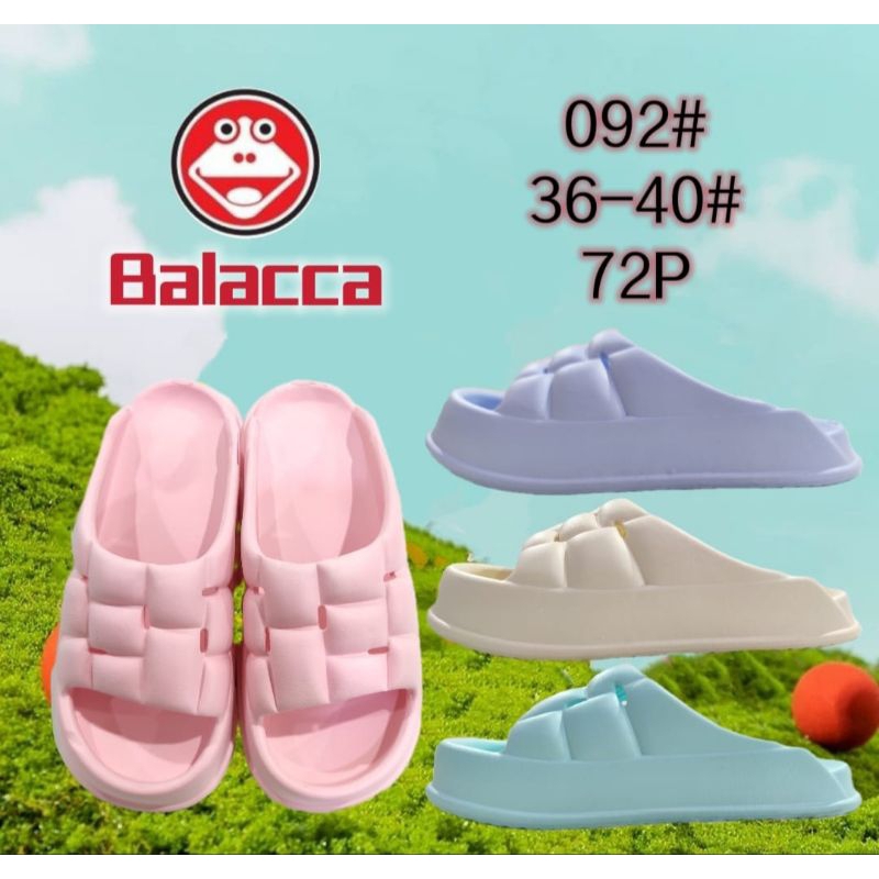 Sandal Selop Karet Wanita Motif Kepang Fashion Terbaru Balacca 092