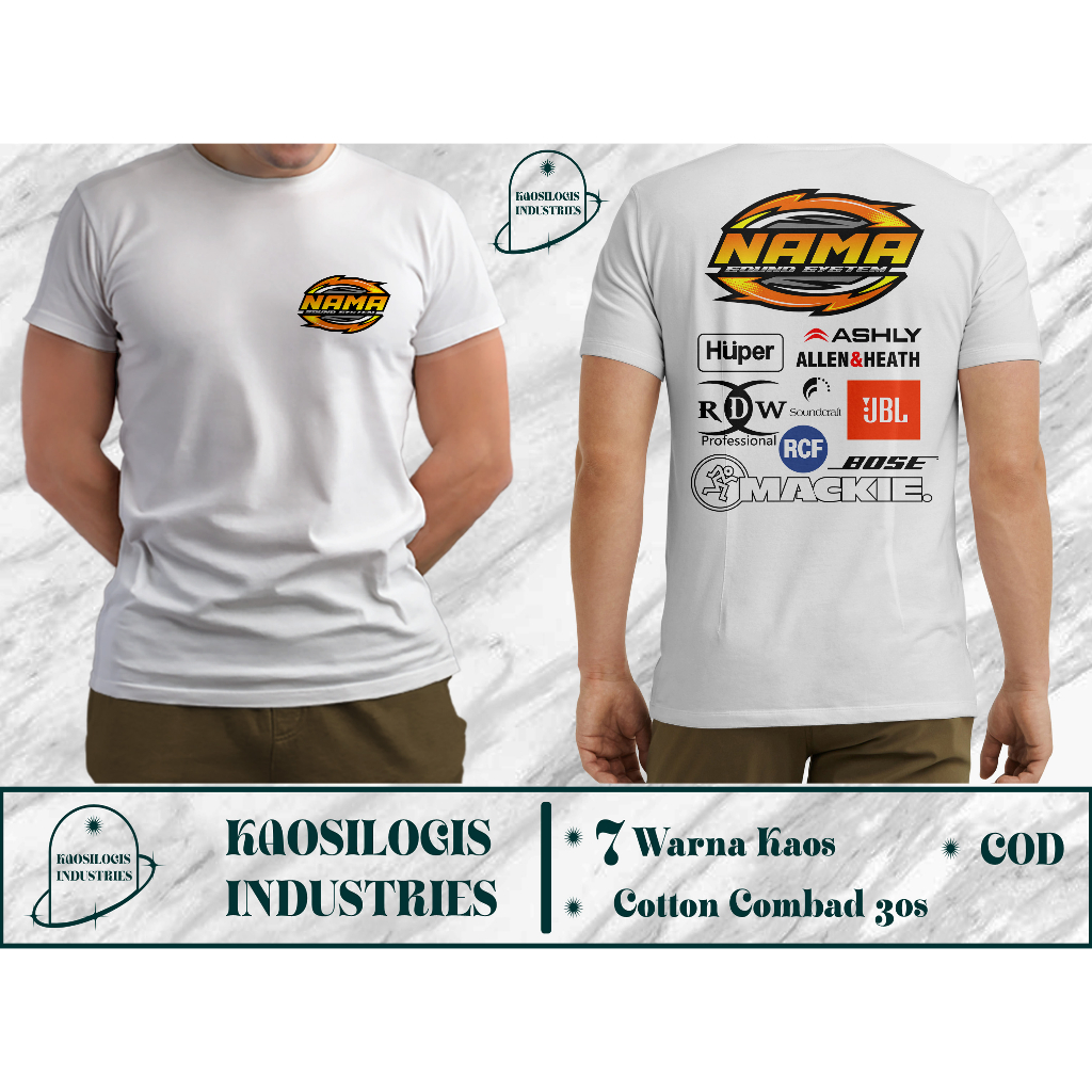 Kaos Custom Nama Sound System Sound Balap Operator Sound DB - Kaosilogis
