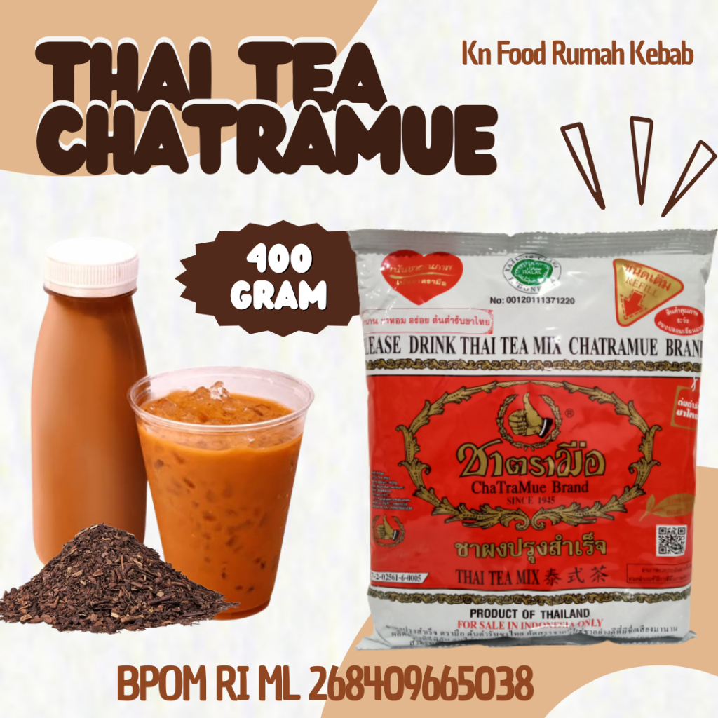 

Thai Tea / Black Tea - chatramue Brand (Teh Thailand Original) BPOM