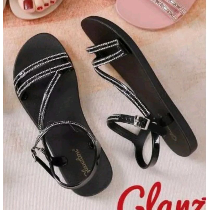 Sandal Wanita sandal glitter sandal rumah sandal kekinian