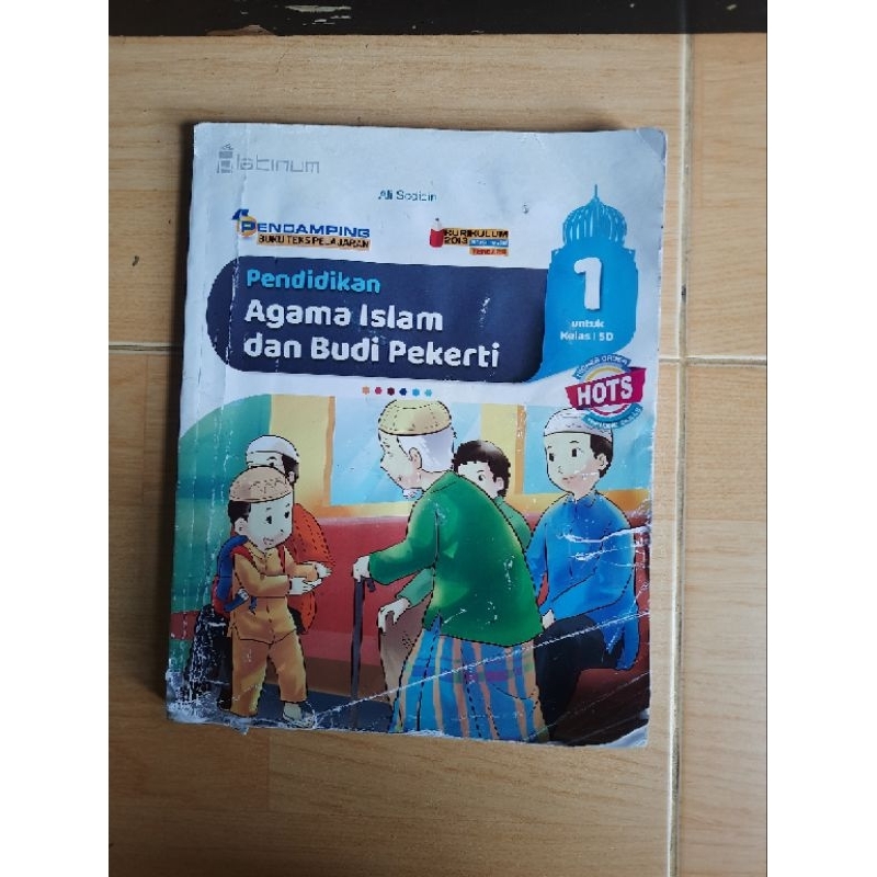 Pendidikan agama islam dan budi pekerti kelas 1 SD penerbit hot platinum (bekas)