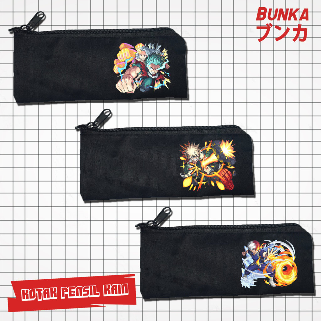 

Pouch Tempat Pensil Anime Boku no Hero Academia Action Hero Murah Bahan Kain Souvenir Pernikahan Bisa Bayar Ditempat cod