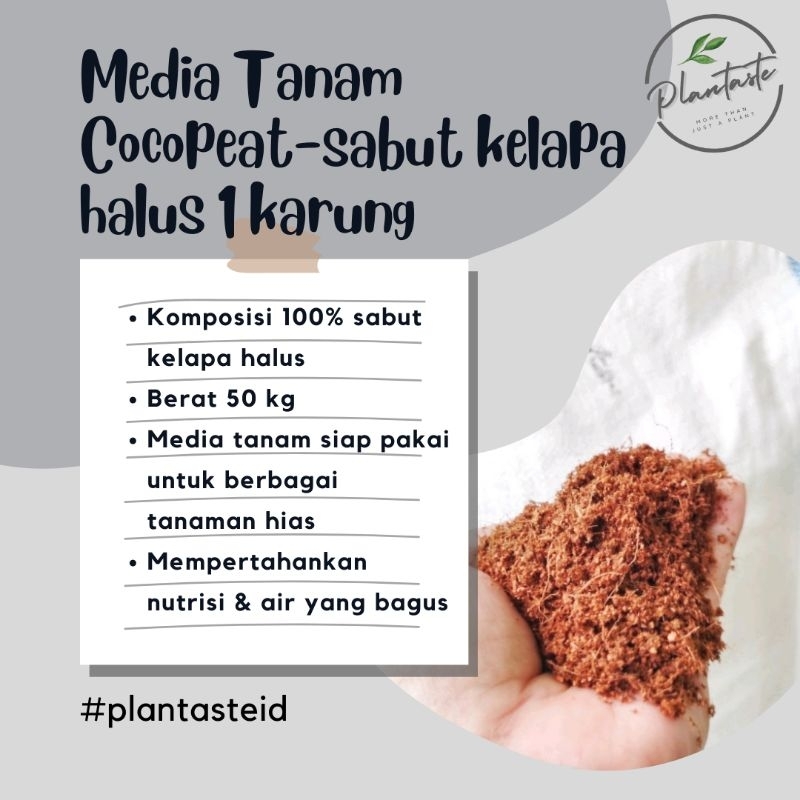 Media Tanam - 1Karung Cocopeat / Serbuk Kelapa