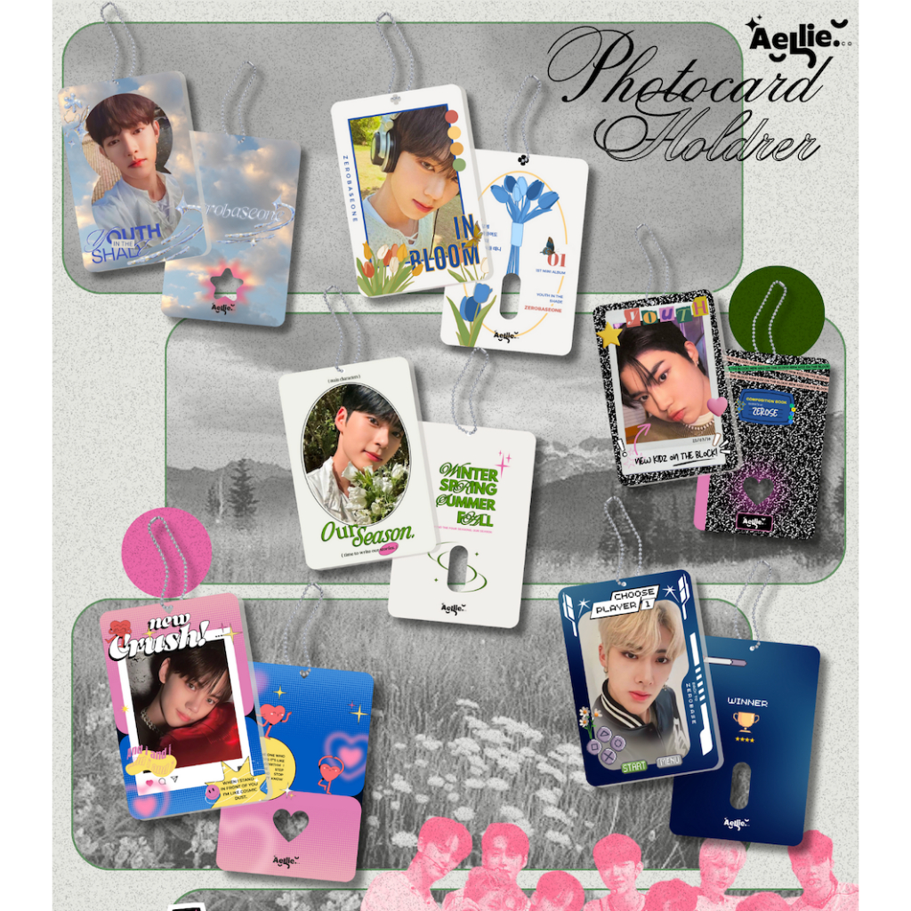[Aellie] Photocard Holder Acrylic cahol ZB1