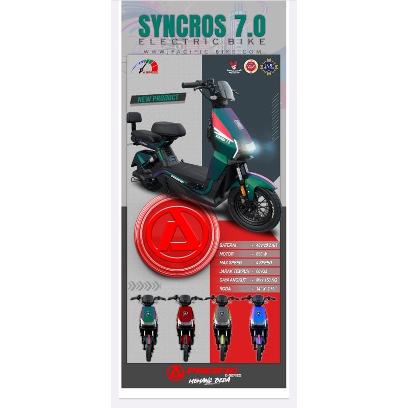 sepeda listrik pacific syncros 7.0