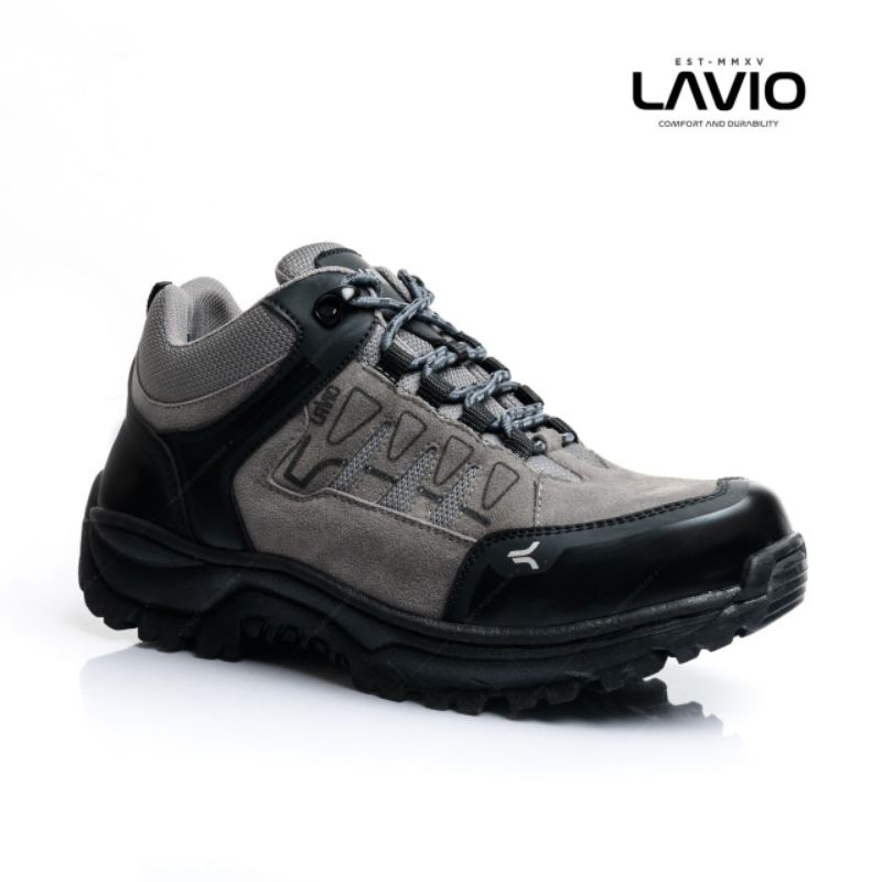 Sepatu Safety Boots Pria Outdoor Low Pendek Boots Klasik Lavio Footwear Kerja Proyek Gunung Hiking Elektra Original Anti Slip