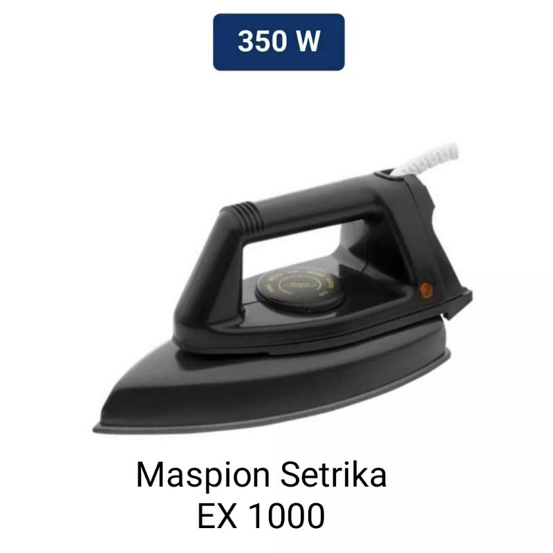 Setrika Maspion EX 1000 / Setrika Listrik Maspion / Electric Iron Maspion EX 1000 / Penggosok Baju M
