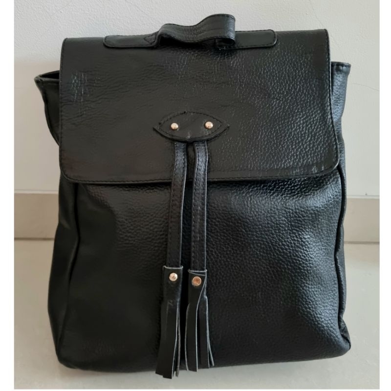Tas Ransel Kulit Asli Wanita / Second Preloved