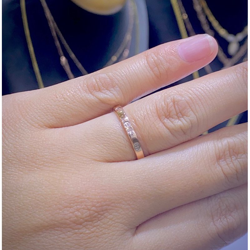 cincin cartier750/75%