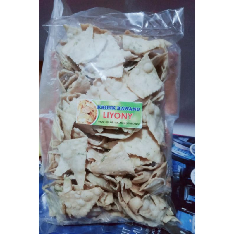 

KRIPIK BAWANG 500 gram (1/2kg) khas SITUBONDO