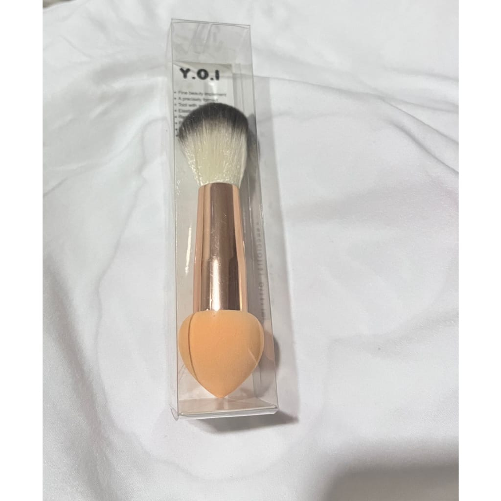 KUAS MAKEUP PLUS BEAUTY BLENDER/KUAS MAKEUP 2 SISI (KECILL) bb405