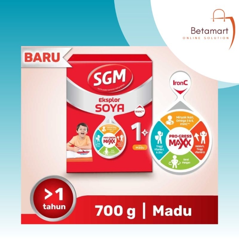 SGM EKSPLOR 1+ SOYA 700gr / Susu Anak 1-3 Tahun