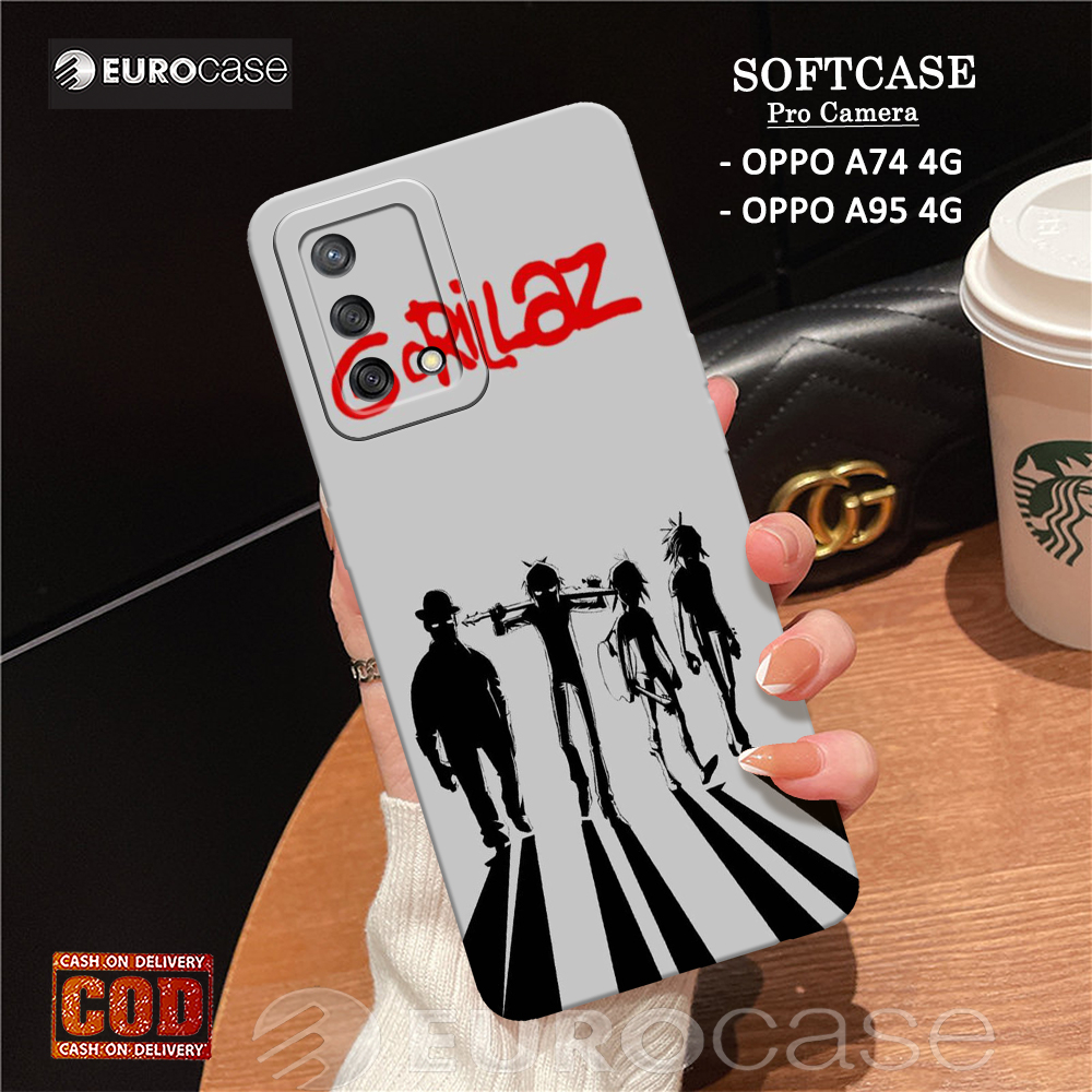 Casing Hp Oppo A74 4G / A95 4G - Fashion Case Band Musik - Soft Case Hp Oppo A74 4G / A95 4G - Kesin