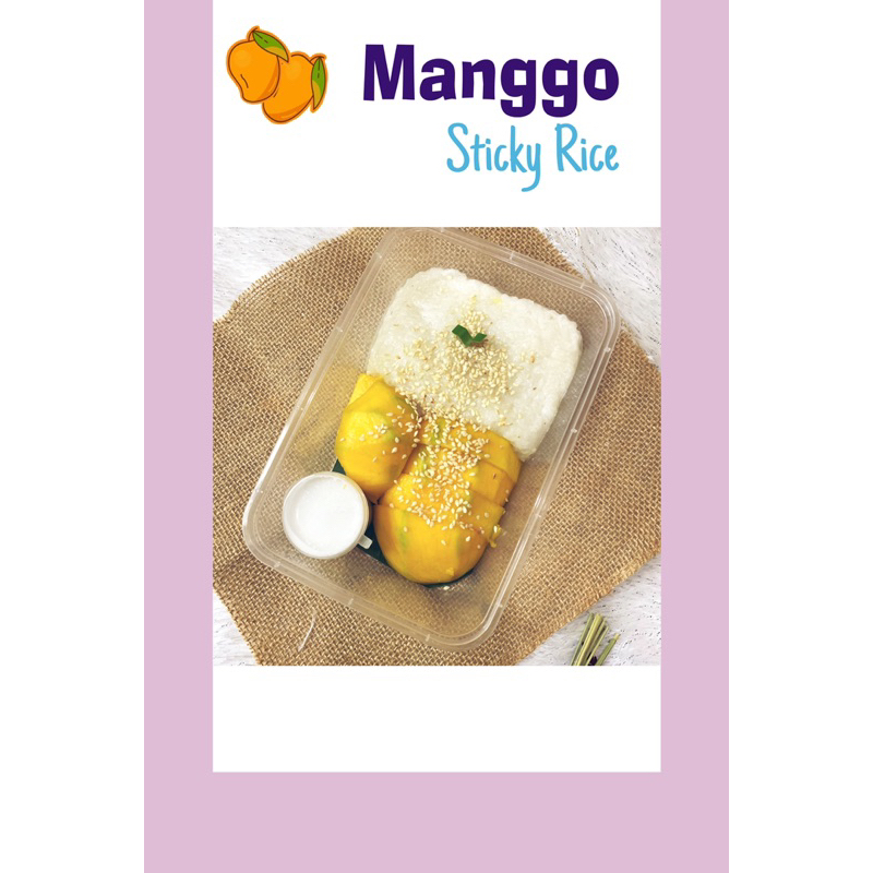 

manggo sticky rice