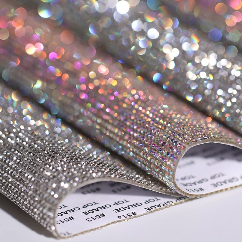 Diy Stiker Kristal Berlian Imitasi 12*20cm Crystal Rhinestones Sticker Untuk Dekorasi Mobil/Hadiah