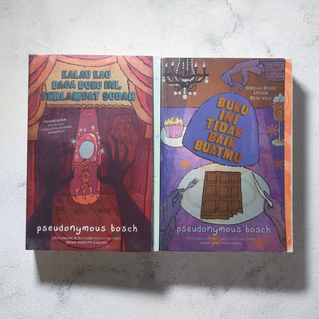 Buku Novel Seri Rahasia 2 & 3 Pseudonymous Bosch Bahasa Indonesia Fiksi Fantasi Anak Judul Kalau Kau