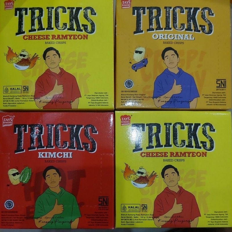 

TRICKS BAKED CHIP 1 BOX ISI 10X12GR