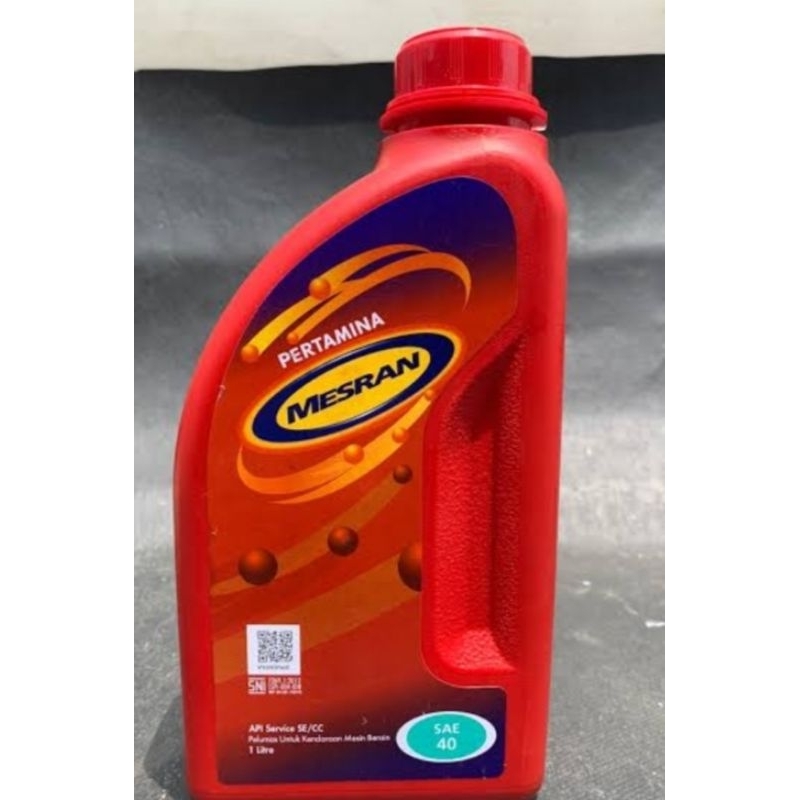 Oli Mesran SAE 40 kemasan 1liter ORIGINAL 100%