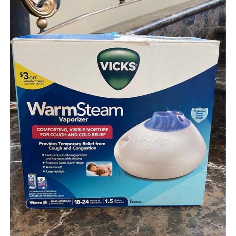 Vicks warm steam vaporizer sinus inhaler