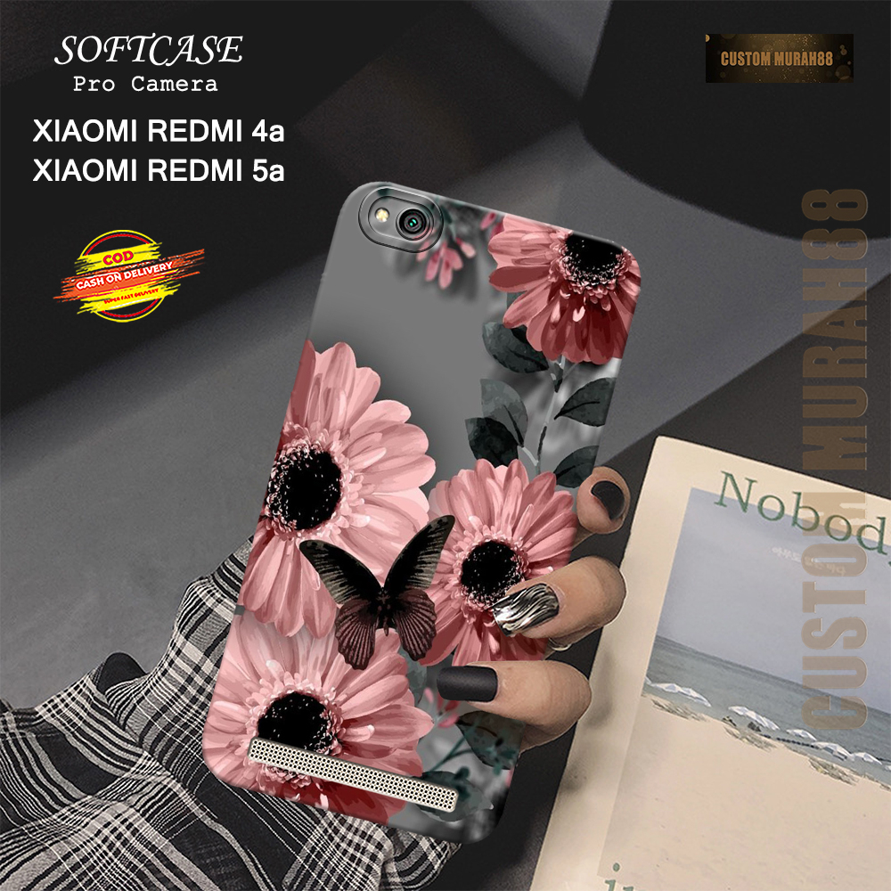 Case Xiaomi Redmi 5A / 4A Terbaru - Fashion Case BUNGA - Casing Hp Xiaomi Redmi 5A / 4A - Softcase P